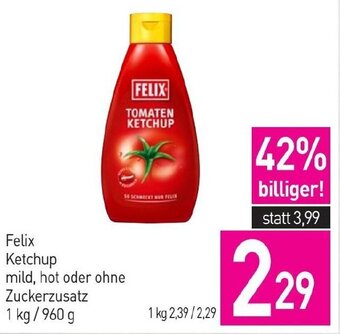 Sutterlüty Felix Ketchup mild, hot oder ohne Zuckerzusatz Angebot