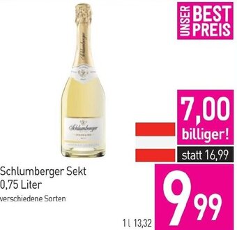 Sutterlüty Schlumberger Sekt 0,75 Liter Angebot