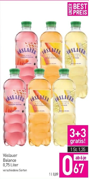 Sutterlüty Vöslauer Balance 0,75 Liter Angebot