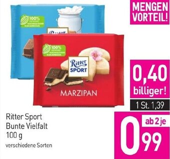 Sutterlüty Ritter Sport Bunte Vielfalt 100 g Angebot
