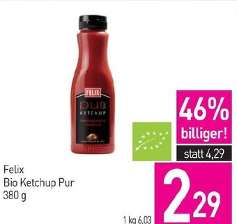 Sutterlüty Felix Bio Ketchup Pur 380 g Angebot