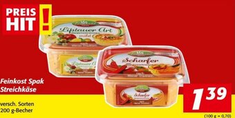 Nah&Frisch Feinkost Spak Streichkäse Angebot