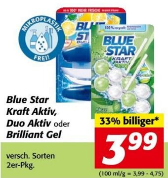 Nah&Frisch Blue Star Kraft Aktiv, Duo Aktiv oder Brilliant Gel Angebot