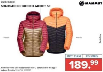 Hervis WANDERJACKE SHUKSAN IN HOODED JACKET SE Angebot