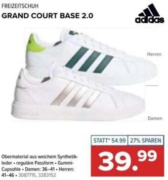 Hervis FREIZEITSCHUH GRAND COURT BASE 2.0 Angebot