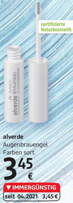 dm alverde Augenbrauengel Farben sort. Angebot