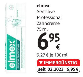 dm elmex Sensitive Professional Zahncreme 75 ml Angebot