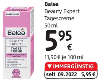 dm Balea Beauty Expert Tagescreme 50 ml Angebot