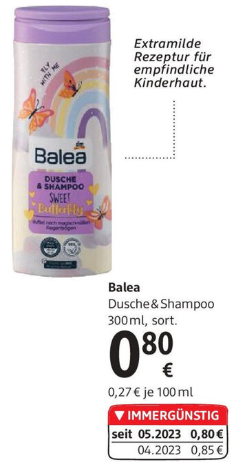 dm Balea Dusche & Shampoo 300 ml, sort. Angebot