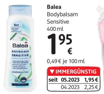 dm Balea Bodybalsam Sensitive 400 ml Angebot
