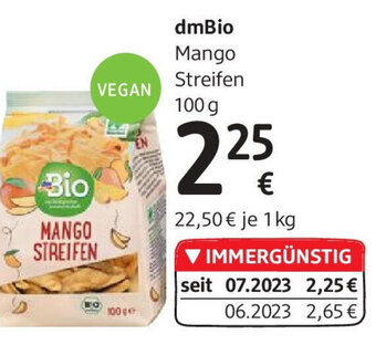 dm dmBio Mango Streifen 100 g Angebot