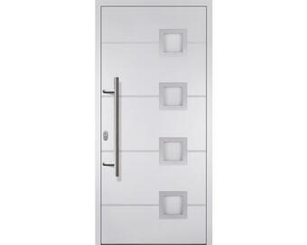 Hornbach Haustür safety therm mit vsg glas modell 1 weiß 98x208 cm din links rc2 inkl.griff/drücker Angebot