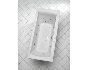 Hornbach Whirlpool-komplettset ottofond wistula mit ablaufgarnitur luxus 190x90 cm weiß Angebot