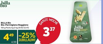 Billa BILLA Bio Bio-Parmigiano Reggiano 150 g Packung Angebot