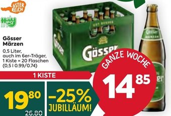 Billa Gösser Märzen 0,5 Liter, Angebot