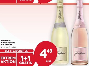 Billa Freixenet Carta Nevada od. Rosado 0,75 Liter Angebot