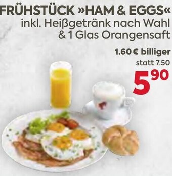 Billa FRÜHSTÜCK »HAM & EGGS<< Angebot