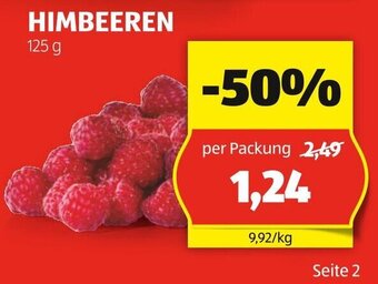 Hofer HIMBEEREN 125g Angebot
