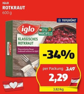 Hofer IGLO ROTKRAUT 600 g Angebot