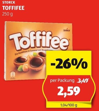Hofer STORCK TOFFIFEE 250 g Angebot
