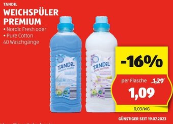 Hofer TANDIL WEICHSPÜLER PREMIUM Angebot