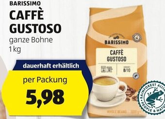 Hofer BARISSIMO CAFFÈ GUSTOSO 1 kg Angebot