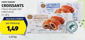 Hofer FINEST BAKERY CROISSANTS 5 x 48 g Angebot