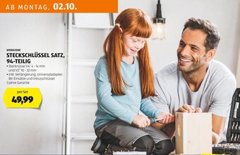 Hofer STECKSCHLÜSSEL SATZ, 94-TEILIG Angebot