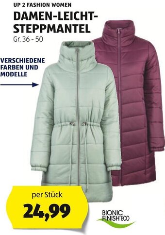 Hofer UP 2 FASHION WOMEN DAMEN-LEICHT- STEPPMANTEL Angebot