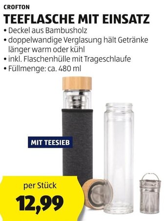 Hofer CROFTON TEEFLASCHE MIT EINSATZ Angebot