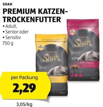 Hofer SHAH PREMIUM KATZEN-TROCKENFUTTER 750 g Angebot