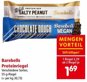 Interspar Barebells Proteinriegel 55g Angebot