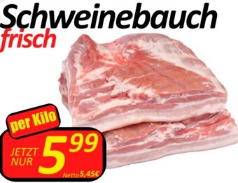 Wurstico Schweinebauch frisch per Kilo Angebot