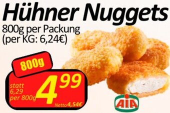 Wurstico Hühner Nuggets 800g per Packung Angebot