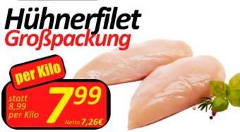 Wurstico Hühnerfilet Großpackung per Kilo Angebot