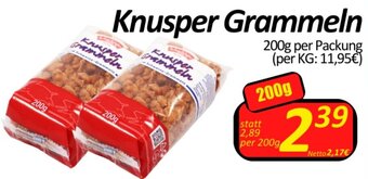 Wurstico Knusper Grammeln 200g per Packung Angebot