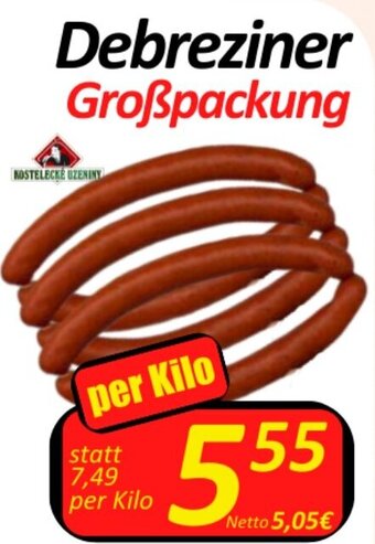 Wurstico Debreziner Großpackung per Kilo Angebot