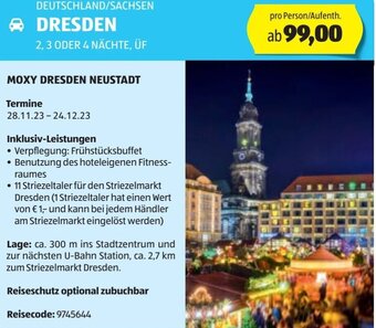 Hofer Reisen DEUTSCHLAND/SACHSEN DRESDEN 2, 3 ODER 4 NÄCHTE, ÜF Angebot