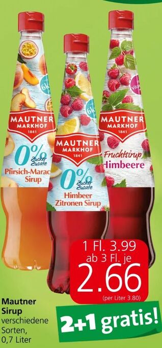 Eurospar Sirup Angebot