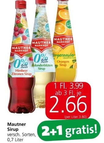 Spar Sirup Angebot