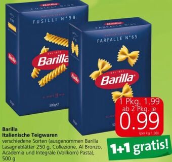 Eurospar Teigwaren Angebot