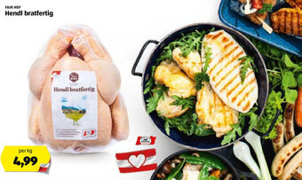 Hofer Hendl Bratfertig Angebot