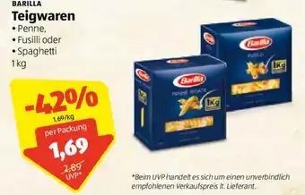 Hofer Teigwaren 1kg Angebot
