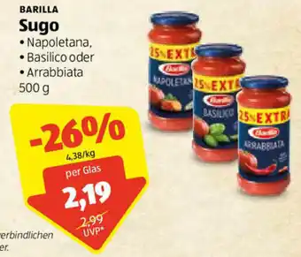 Hofer Sugo 500g Angebot