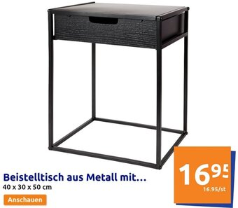 Action Beistelltisch aus Metall mit... 40 x 30 x 50 cm Angebot