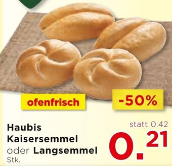 Unimarkt Haubis Kaisersemmel oder Langsemmel Angebot