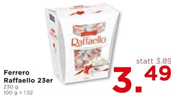 Unimarkt Ferrero Raffaello 23er 230 g Angebot
