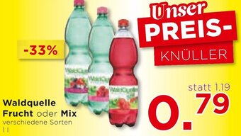 Unimarkt Waldquelle Frucht oder Mix 1L Angebot