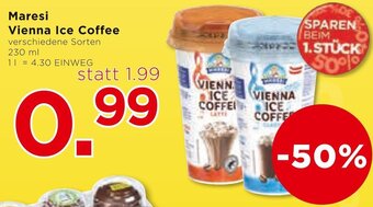 Unimarkt Maresi Vienna Ice Coffee verschiedene Sorten 230 ml Angebot