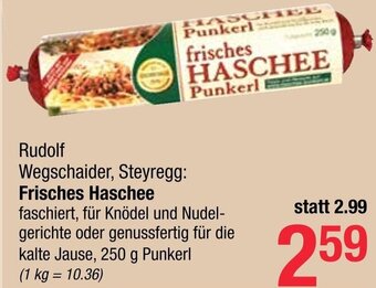 Maximarkt Frisches Haschee 250g Angebot